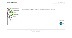 Desktop Screenshot of kaiser-ulrich.de