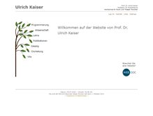 Tablet Screenshot of kaiser-ulrich.de
